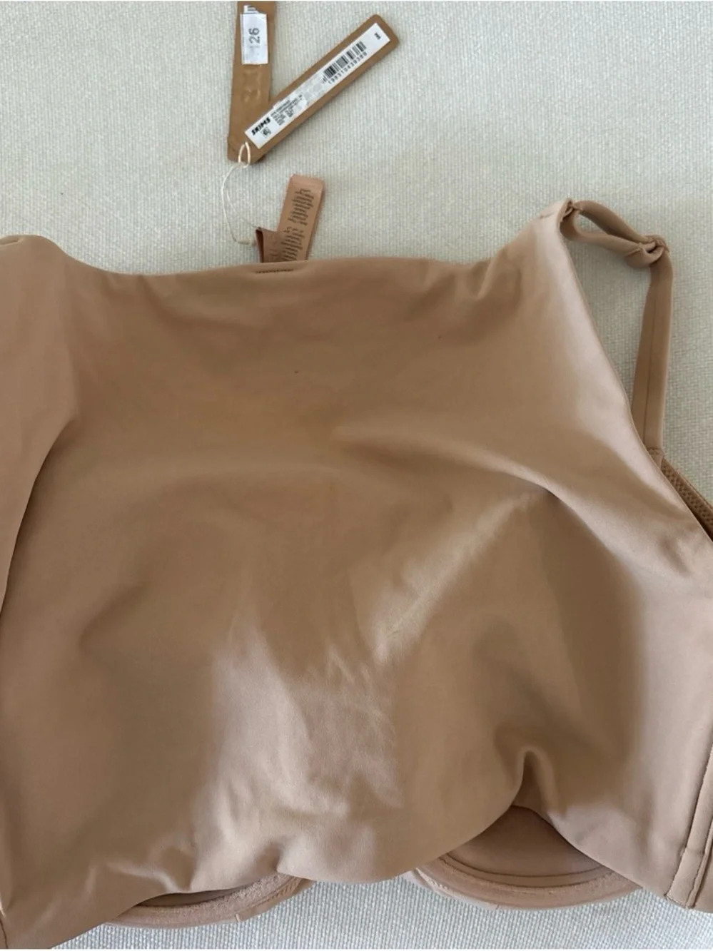 NWT SKIMS Fits Everybody Back Smoothing Full Coverage Bra Clay Size 38D - Picture 2 of 3